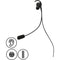 Pliant Technologies Universal Fit In-Ear Electret Mic Headset with 6-Pin Female Mini XLR/TA6F Connector for Crewcom C12 Radio Packs