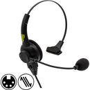 Pliant Technologies SmartBoom LITE Single-Ear Dynamic Headset with 4-Pin Female XLR Connector