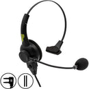 Pliant Technologies SmartBoom Lite Single-Ear Electret Headset (Dual 3.5mm Field-Replaceable Connector)