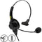 Pliant Technologies SmartBoom Lite Single-Ear Electret Headset (Unterminated Cable)