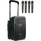 Anchor Audio Liberty 3 Hub Battery Powered PA System with Four Wireless Handheld Microphones