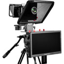 Prompter People Prompter Pal Pro 12" TabGrabber iPad/Tablet Teleprompter with 15.6" Talent Monitor (15mm Model)