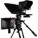 Prompter People Prompter Pal Pro 12" TabGrabber iPad/Tablet Teleprompter with 15.6" Talent Monitor (15mm Model)