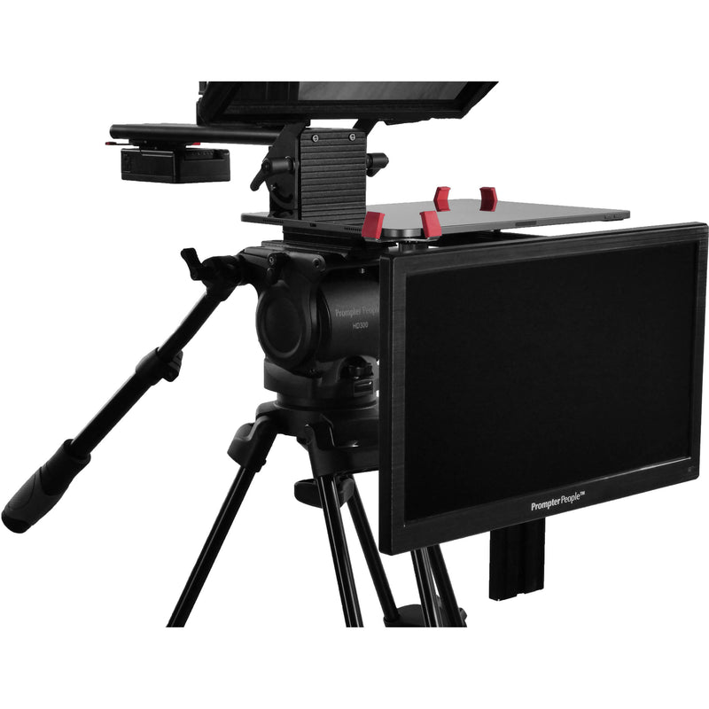 Prompter People Prompter Pal Pro 12" TabGrabber iPad/Tablet Teleprompter with 15.6" Talent Monitor (15mm Model)