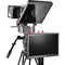 Prompter People ProLine Plus 12" Tablet Teleprompter with Sled Base, 15mm Kit & 15.6" Talent Monitor