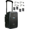 Anchor Audio Liberty 3 Link Battery Powered PA System with 4 Beltpack / Lavalier Mics