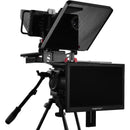 Prompter People ProLine Plus 12" Tablet Teleprompter with Sled Base, 15mm Kit & 15.6" Talent Monitor