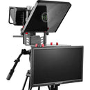 Prompter People ProLine Plus 12" Tablet Teleprompter with Sled Base, 15mm Kit & 21.5" Talent Monitor