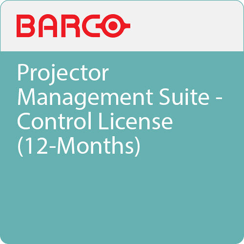 Barco Projector Management Suite - Control License (12-Months)