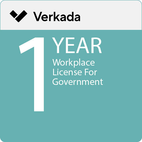 Verkada Workplace License for Government (1 Year)