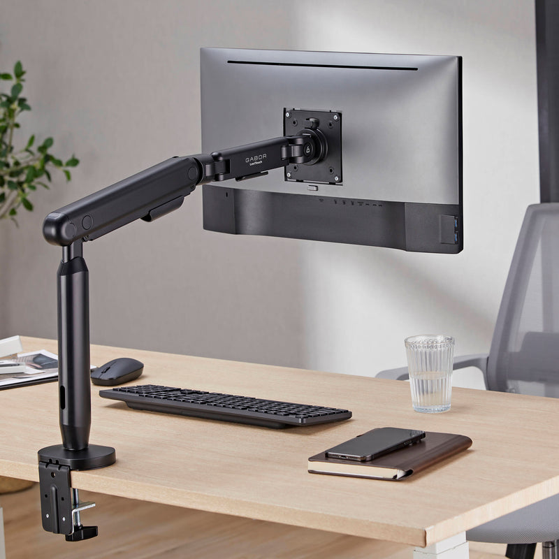 Gabor Levitouch Single-Arm Desktop Monitor Mount for 17 to 35" Displays