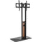 Gabor Floor Stand TV Mount for 32 to 85" Displays (Black/Woodgrain)