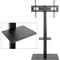 Gabor Swivel TV Floor Stand with Glass Base for 37 to 70" Displays