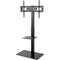 Gabor Swivel TV Floor Stand with Glass Base for 37 to 70" Displays