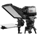 Prompter People Prompter Pal 10" iPad/Tablet Teleprompter with 65/35 Optical Quality Glass FreeStand Kit