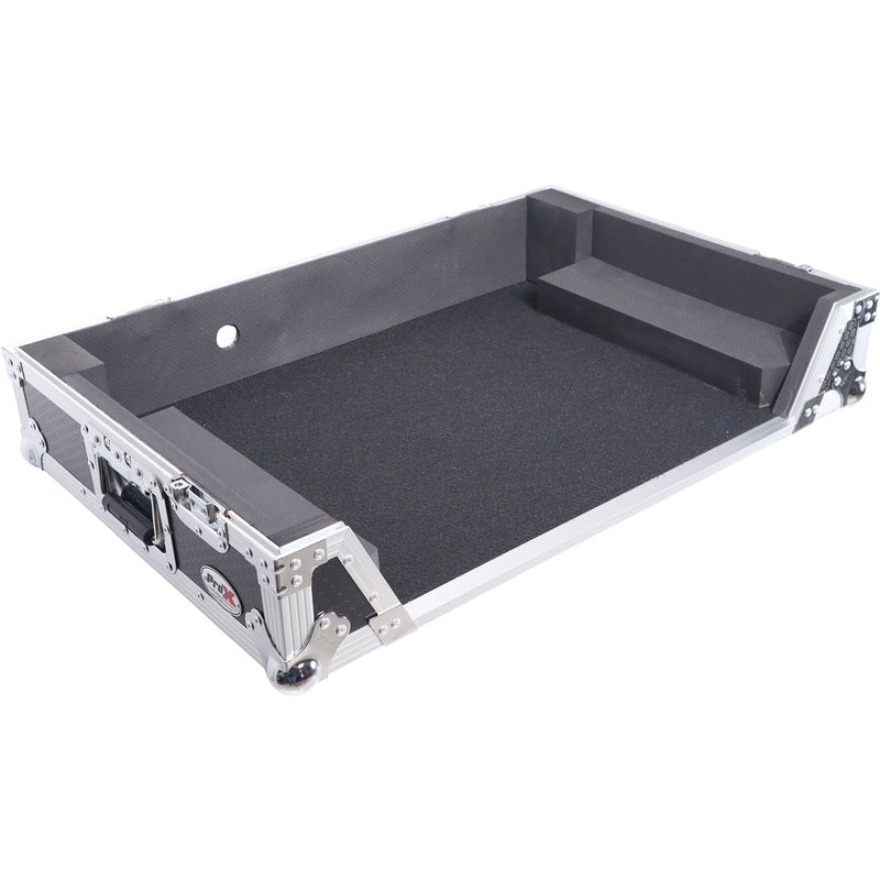 ProX Gig-Ready ATA-Style Flight Case with Wheels for Pioneer XDJ-RX, DDJ-REV5 & XDJ-RX DJ Controllers (Silver/Black)