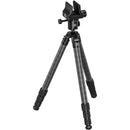 Leofoto SA-324CX Aluminum Tripod with MK-40X Ball Head & GS-3 Rifle Clamp Mount