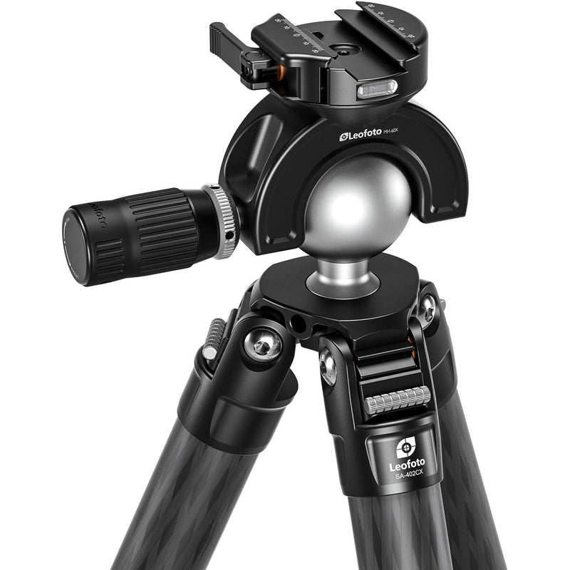 Leofoto SA-402CX Carbon Fiber Tripod with MH-60X Ballhead