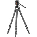 Vanguard Alta Pro 3VLT Carbon Fiber Tripod with VEO PV-12 Video Head System