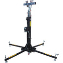 PROX Heavy-Duty Lighting Truss Crank Stand with T-Adapter (22')