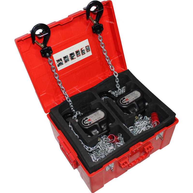 PROX Manual Chain Hoist with Chain Bag and Case (2-Pack)