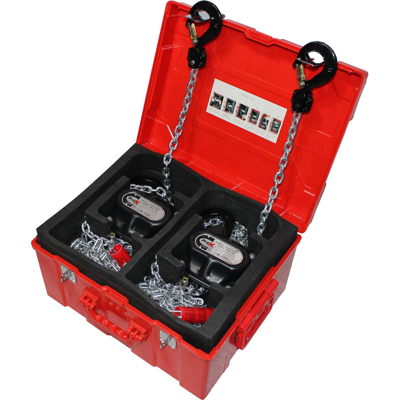 PROX Manual Chain Hoist with Chain Bag and Case (2-Pack)