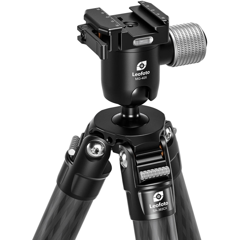 Leofoto SA-363CX Aluminum Tripod with MG-40X Ball Head