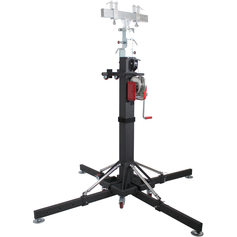 PROX Heavy-Duty Lighting Truss Crank Stand with T-Adapter (18')