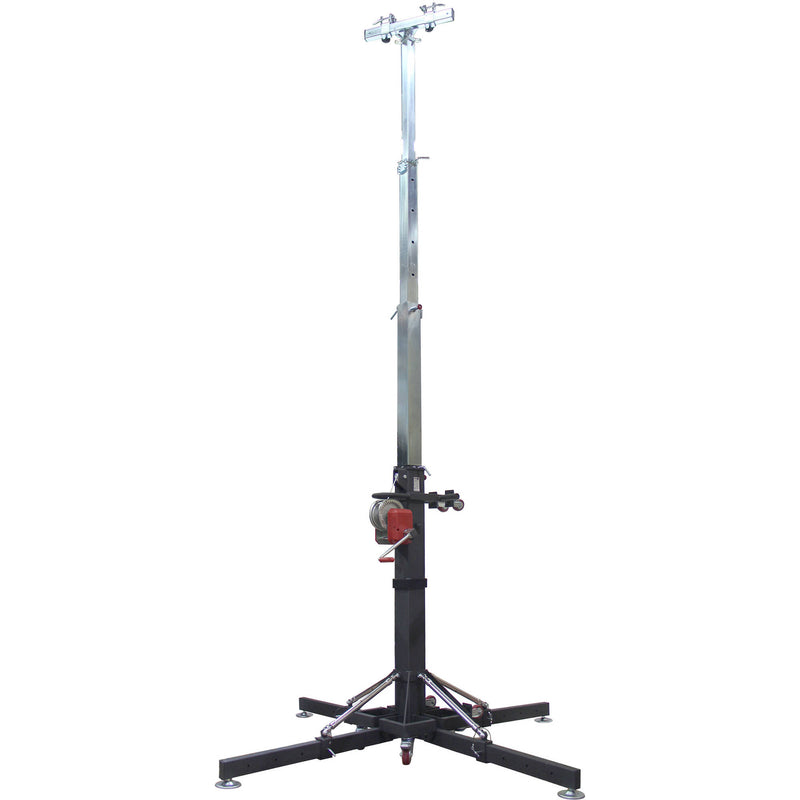 PROX Heavy-Duty Lighting Truss Crank Stand with T-Adapter (18')