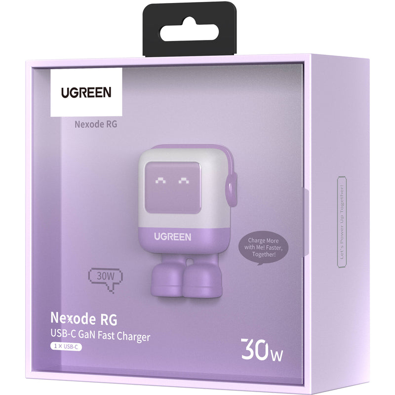 UGREEN Uno 30W USB-C Charger (Purple)