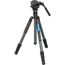 Leofoto LX-254CT Urban Series Travel Tripod with BV-5B Fluid Head