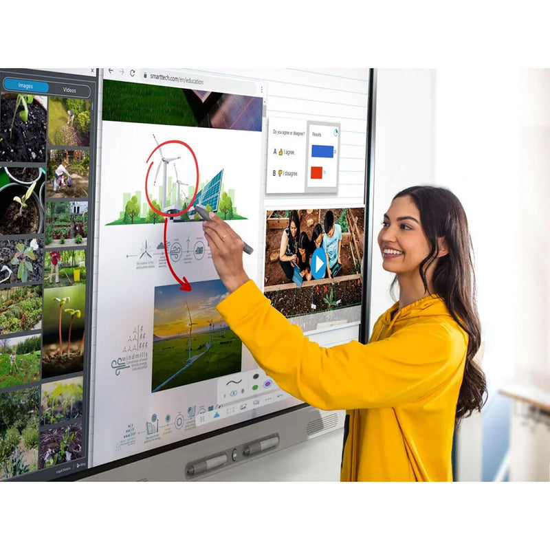 SMART Technologies SMART Board MX (V5) Series with IQ 55" UHD 4K Touch Screen Commercial Monitor