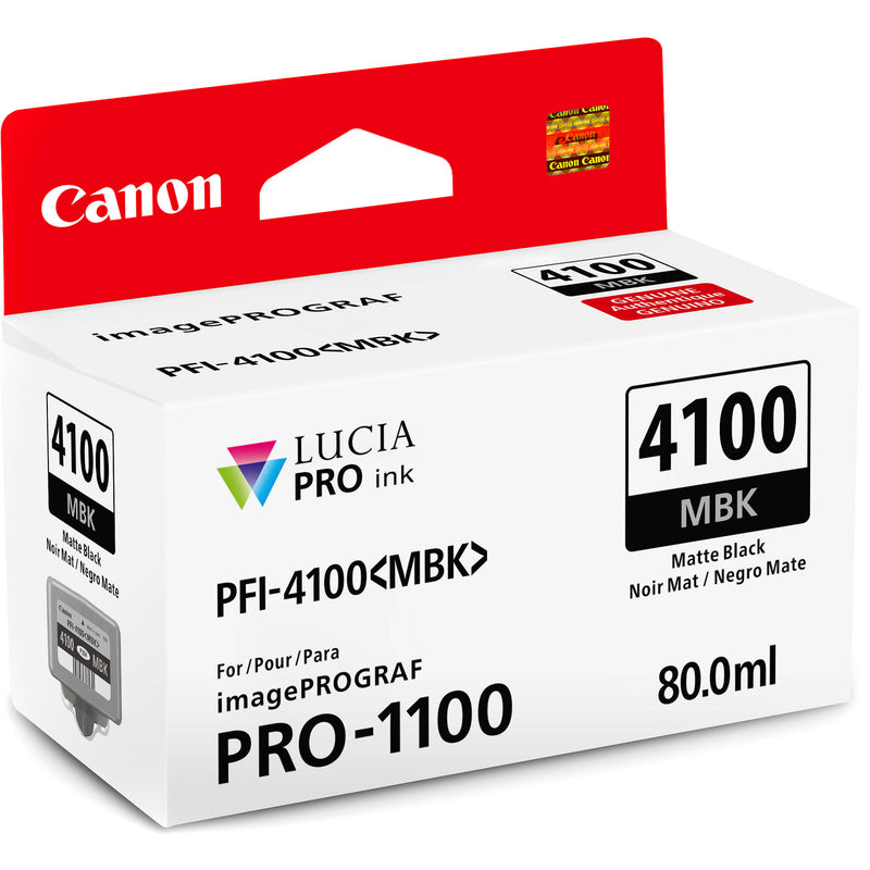 Canon PFI-4100 Matte Black Pigment Ink Tank (80mL)