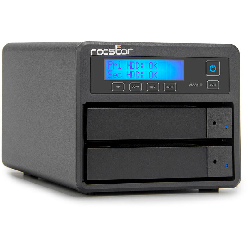 Rocstor Rocpro 40TB U35 USB-C RAID Storage (2 x 20TB)