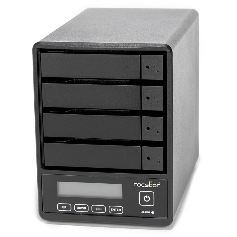 Rocstor Rocpro U35 80TB 4-Bay USB-C 3.2 Gen 1 RAID Array (4 x 20TB)