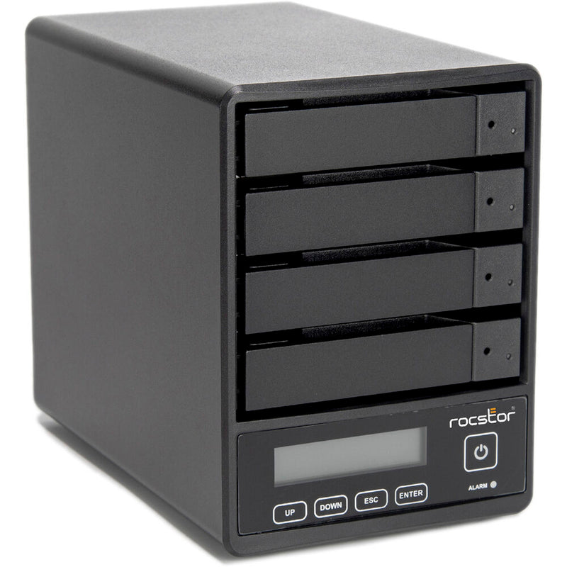 Rocstor Rocpro U35 88TB 4-Bay USB-C 3.2 Gen 1 RAID Array (4 x 22TB)