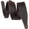 Levy's 2.5" Pull-Up Butter Leather Guitar Strap (Dark Brown)