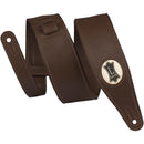 Levy's 2.5" Vegan Leather Strap - Hemp - Levy's Logo (Brown)