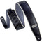 Levy's 2.75" Wide Vinyl Guitar Strap (Black/Gray)