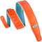 Levy's 2.75" Wide Vinyl Guitar Strap (Orange/Teal)