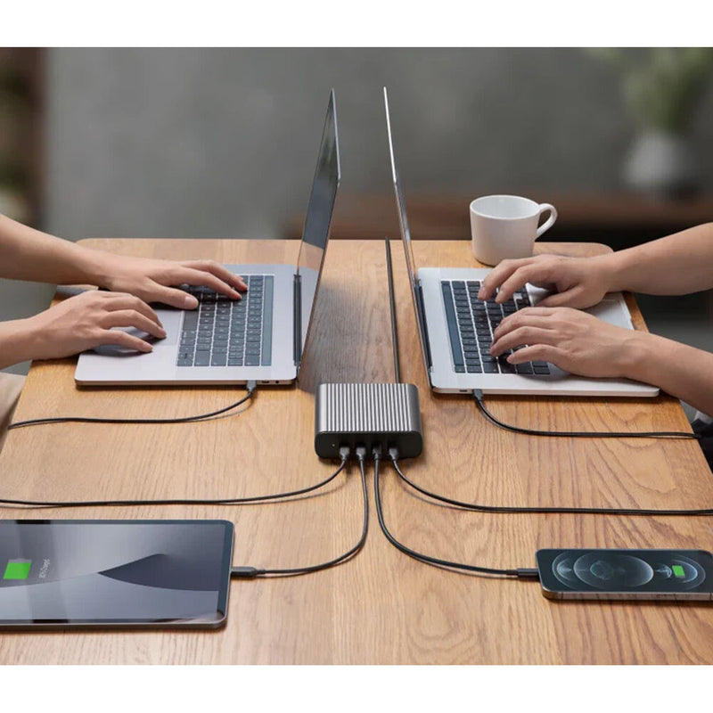 HYPER HyperJuice 245W GaN 4-Port USB-C Desktop Charger