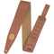 Levy's 2.5" Garment Leather Guitar Strap with Suede Backing (Tan/Sand))