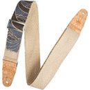 Levy's 2" Wide Hemp Guitar Strap (Island)