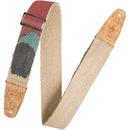 Levy's 2" Wide Hemp Guitar Strap (Sunset)