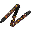 Levy's 2"Down Under Series Poly Guitar Strap (Sunset Dot Design)