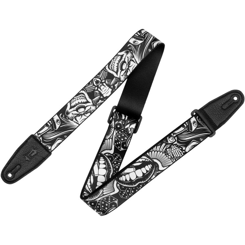 Levy's 2"Tattoo Series Poly Guitar Strap (Flash)