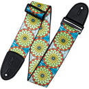 Levy's 3"Stained Glass Guitar Strap (Spring Bloom)