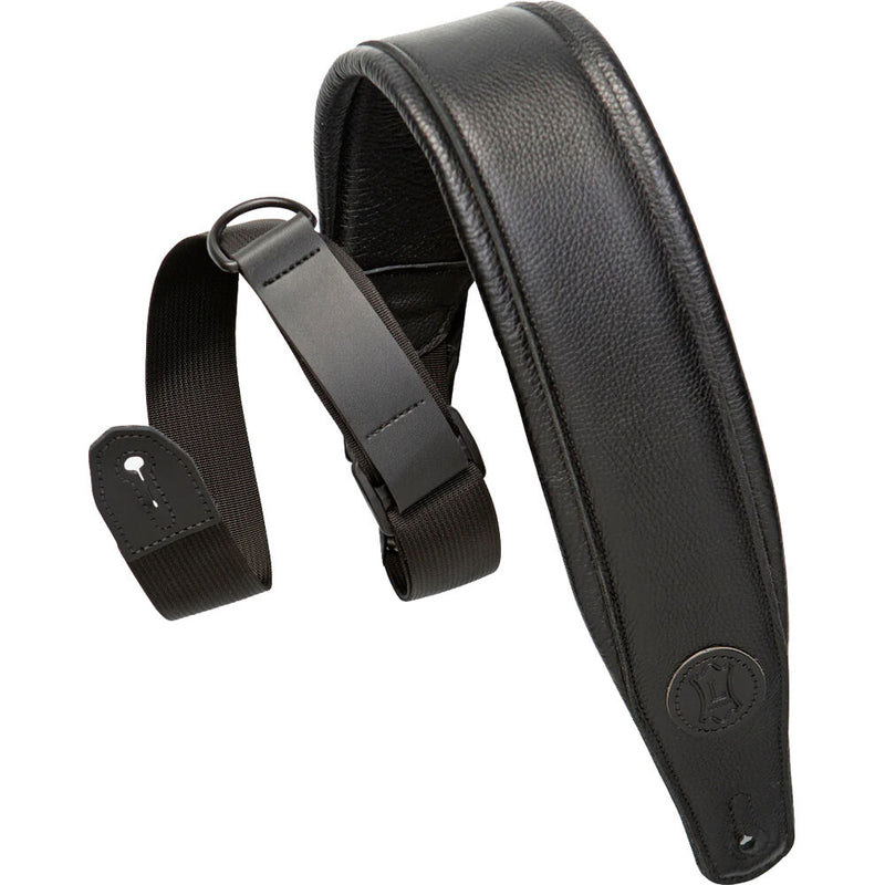 Levy's 3.5"Ripchord Guitar Strap (Black)