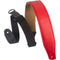 Levy's 2.5"Wide Garment Right Height Ripchord Guitar Strap (Red)