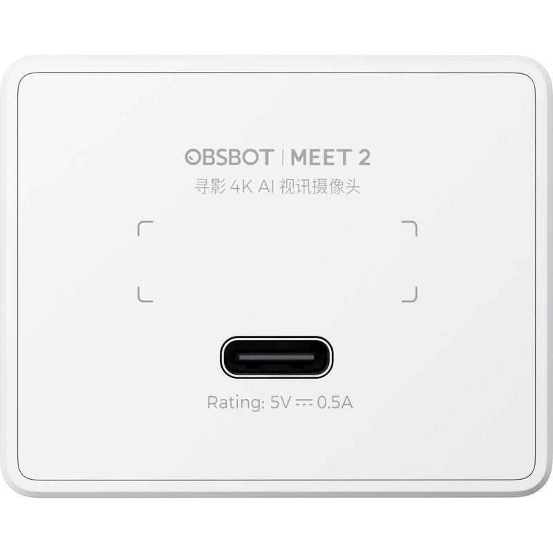 OBSBOT Meet 2 4K Webcam (Cloud White)